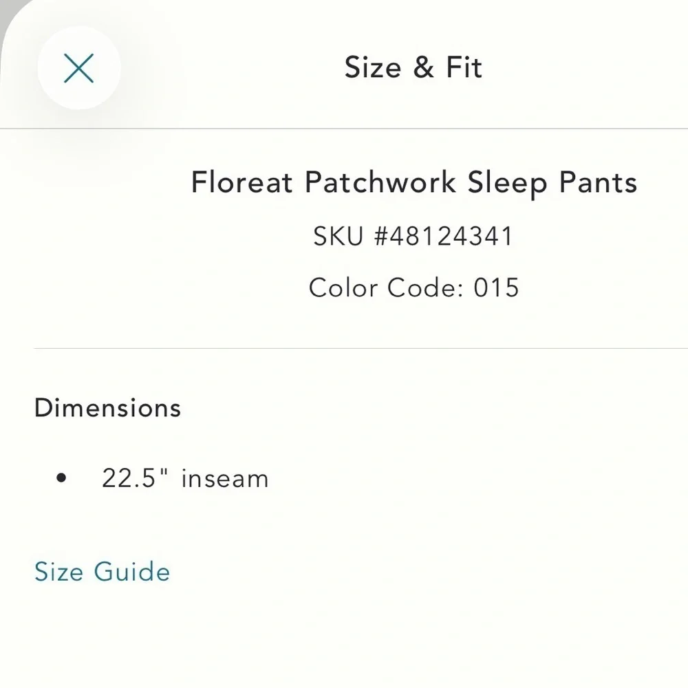 Large Anthropologie floreat patchwork sleep pants ruffle hem pink plaid floral
